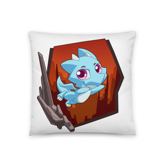 The Dragon Feeney - Basic Pillow - Chibi Bewp