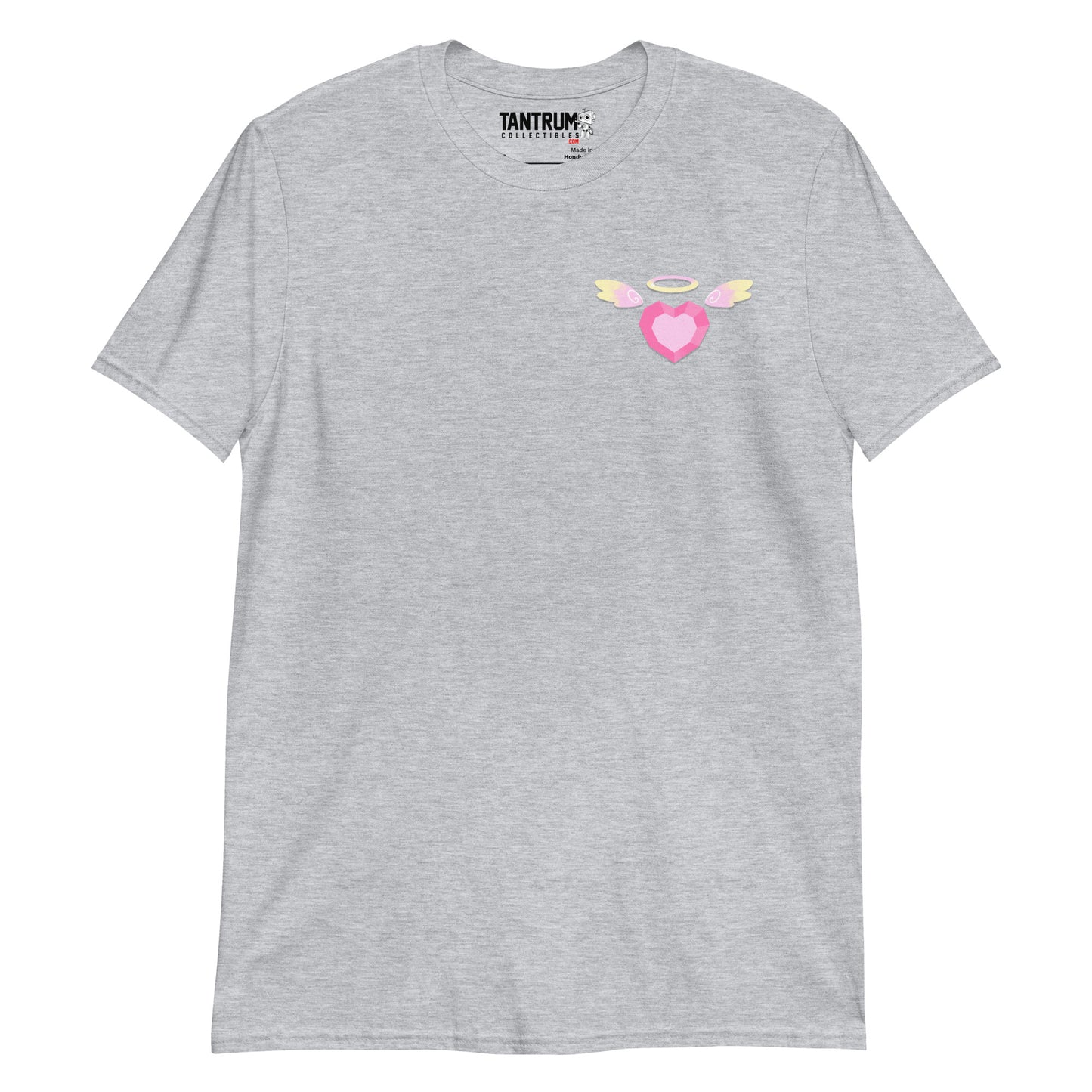 Baeginning - Unisex T-Shirt - Chest Printed Angel Heart