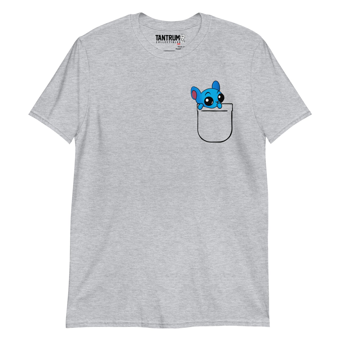 MrMightyMouse - Unisex T-Shirt - Printed Pocket Lurk