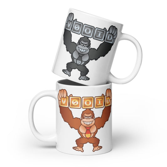 V0oid - White Glossy Mug - V0oid Kong