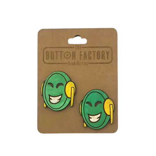 BadatButtons - Wooden Button Pack - BadAtBanger