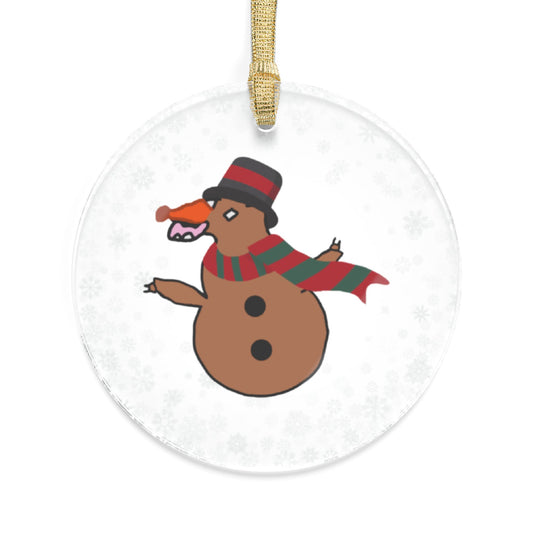 Burr - Acrylic Ornament - Holiday