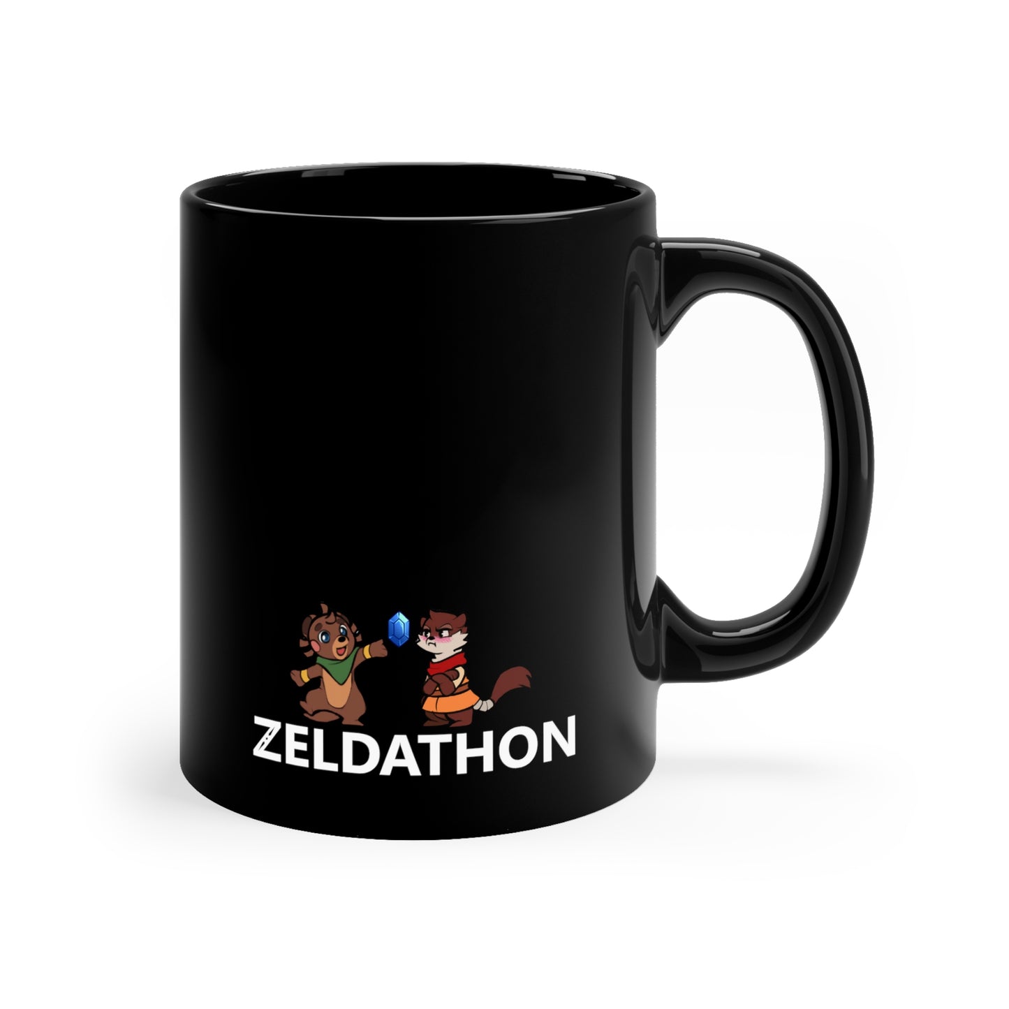 Zeldthon - Black Glossy Mug - Icons