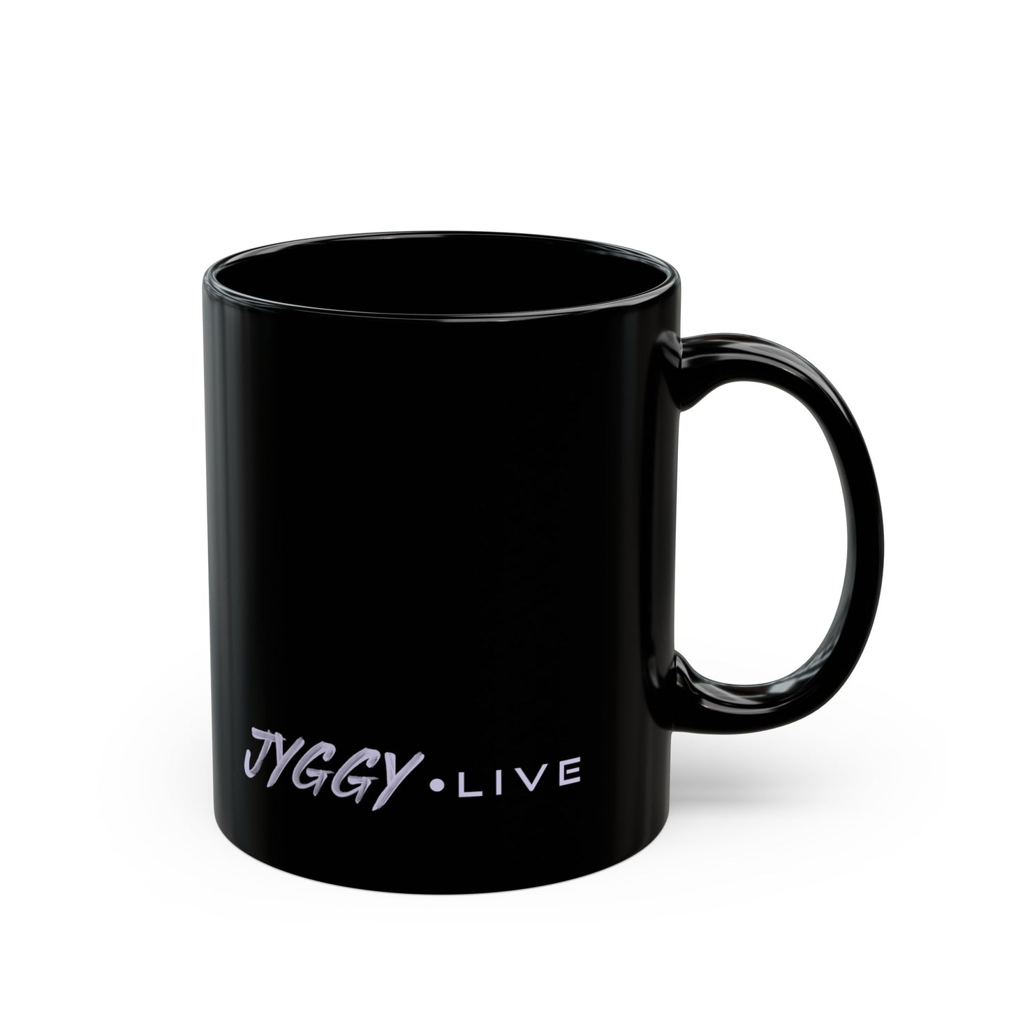 Jyggy - Black Mug -  12 year Logo