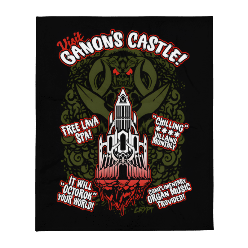 Zeldathon - Throw Blanket - Ganon's Castle