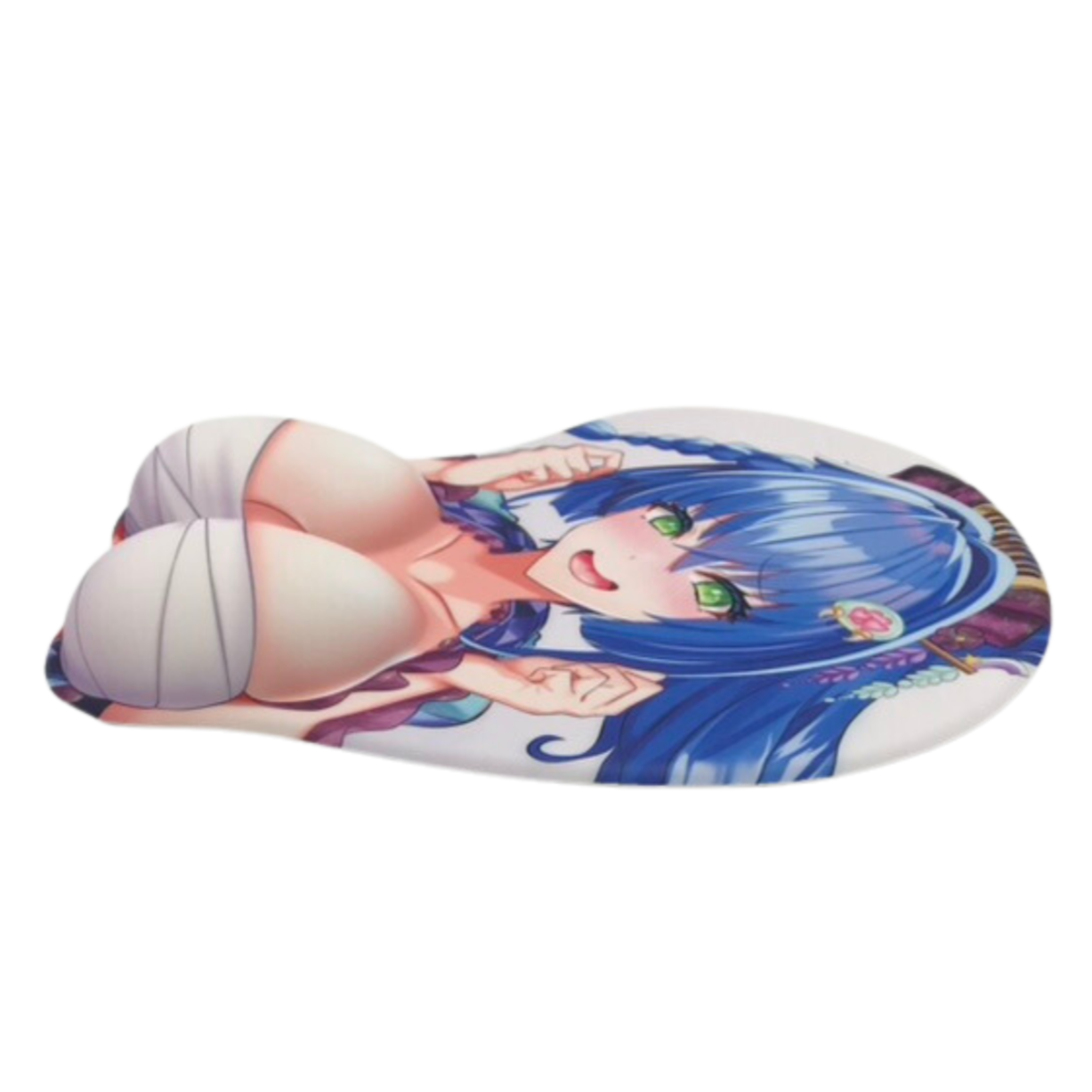 Phant_TV - 3D Mouse Pad With Wrist Support - Kimono Oppai