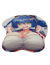 Load image into Gallery viewer, Phant_TV - 3D Mouse Pad With Wrist Support - Kimono Oppai
