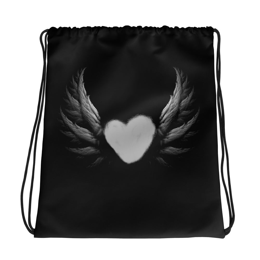 Baeginning - Drawstring Bag - Black Wings (Streamer Purchase)
