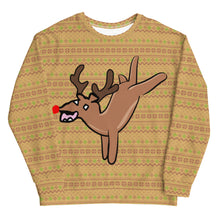 Load image into Gallery viewer, Burr - Ugly Sweatshirt - Christmas Hyuck Reindeer
