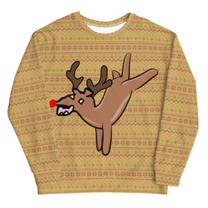 Burr - Ugly Sweatshirt - Christmas Hyuck Reindeer
