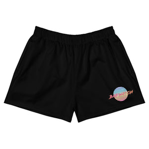 Baeginning - Women’s Athletic Shorts - Baewatch with Sunset- (Streamer Purchase)