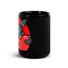 Load image into Gallery viewer, Mr_Luxio - Black Glossy Mug - Love
