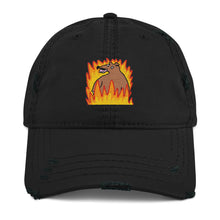 Load image into Gallery viewer, Burr - Distressed Dad Hat - HyuckFire (Streamer Purchase)
