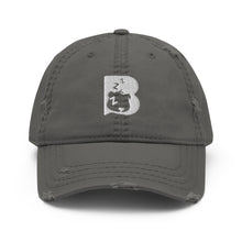 Load image into Gallery viewer, Burr - Distressed Dad Hat - Sleepi B Logo
