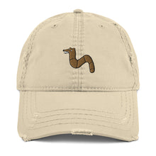 Load image into Gallery viewer, Burr - Distressed Dad Hat - HyuckWorm (Streamer Purchase)
