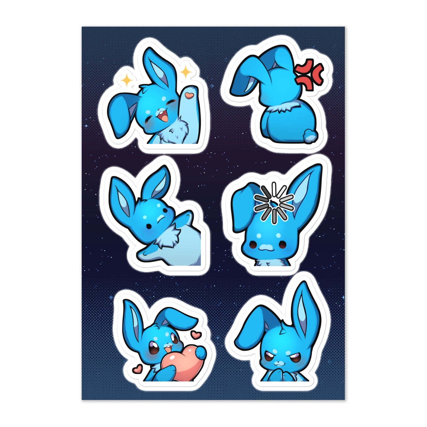 The8BitDrummer - Sticker Sheet - Frost