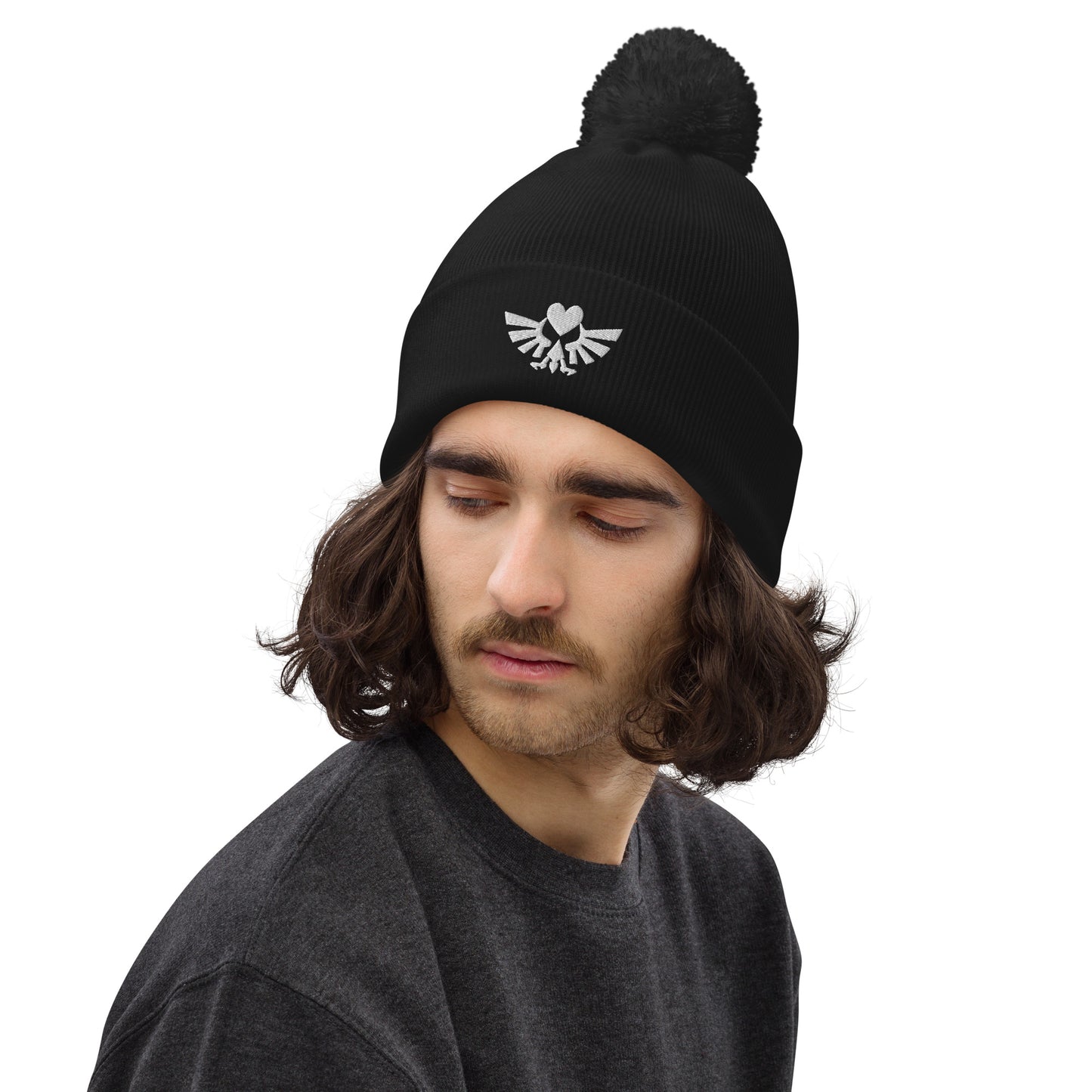 AlexNorimaki - Pom Pom Beanie - Logo