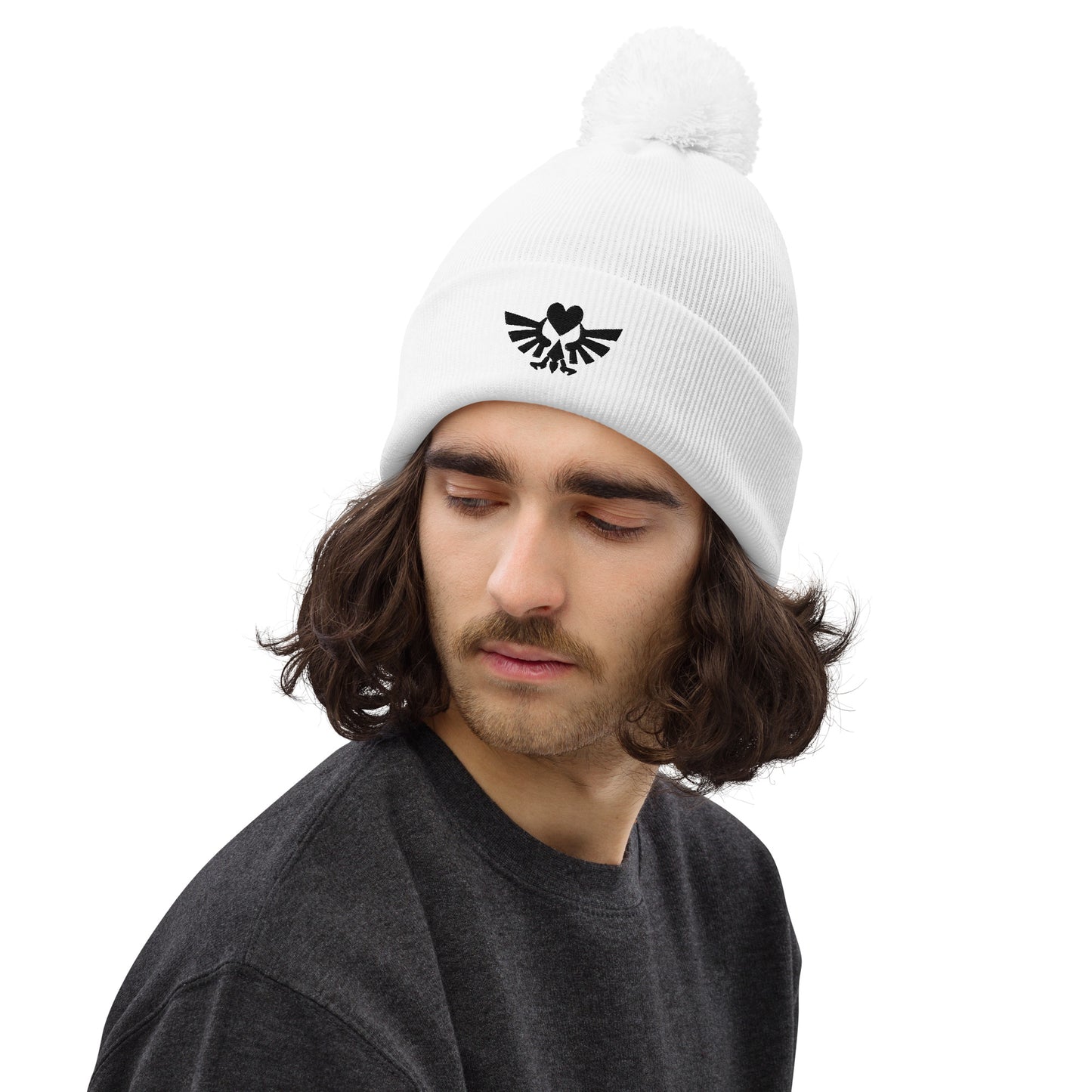 AlexNorimaki - Pom Pom Beanie - Logo