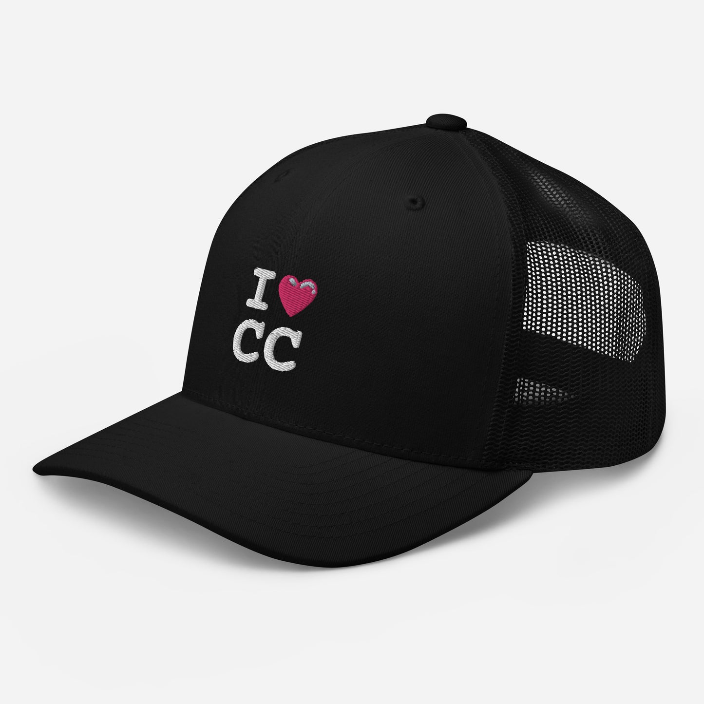 Crowd Control™ - Trucker Cap - I Heart CC