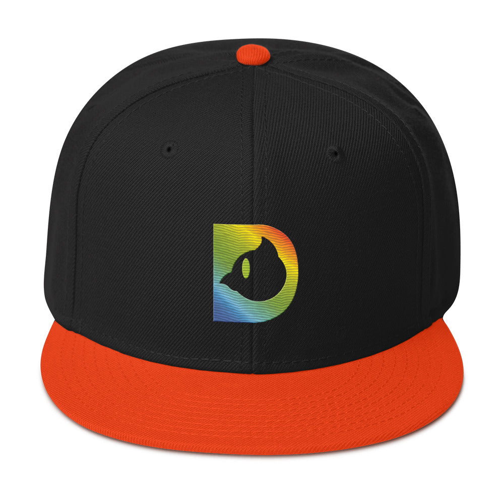 Dangers - Snapback Hat - Rainbow D