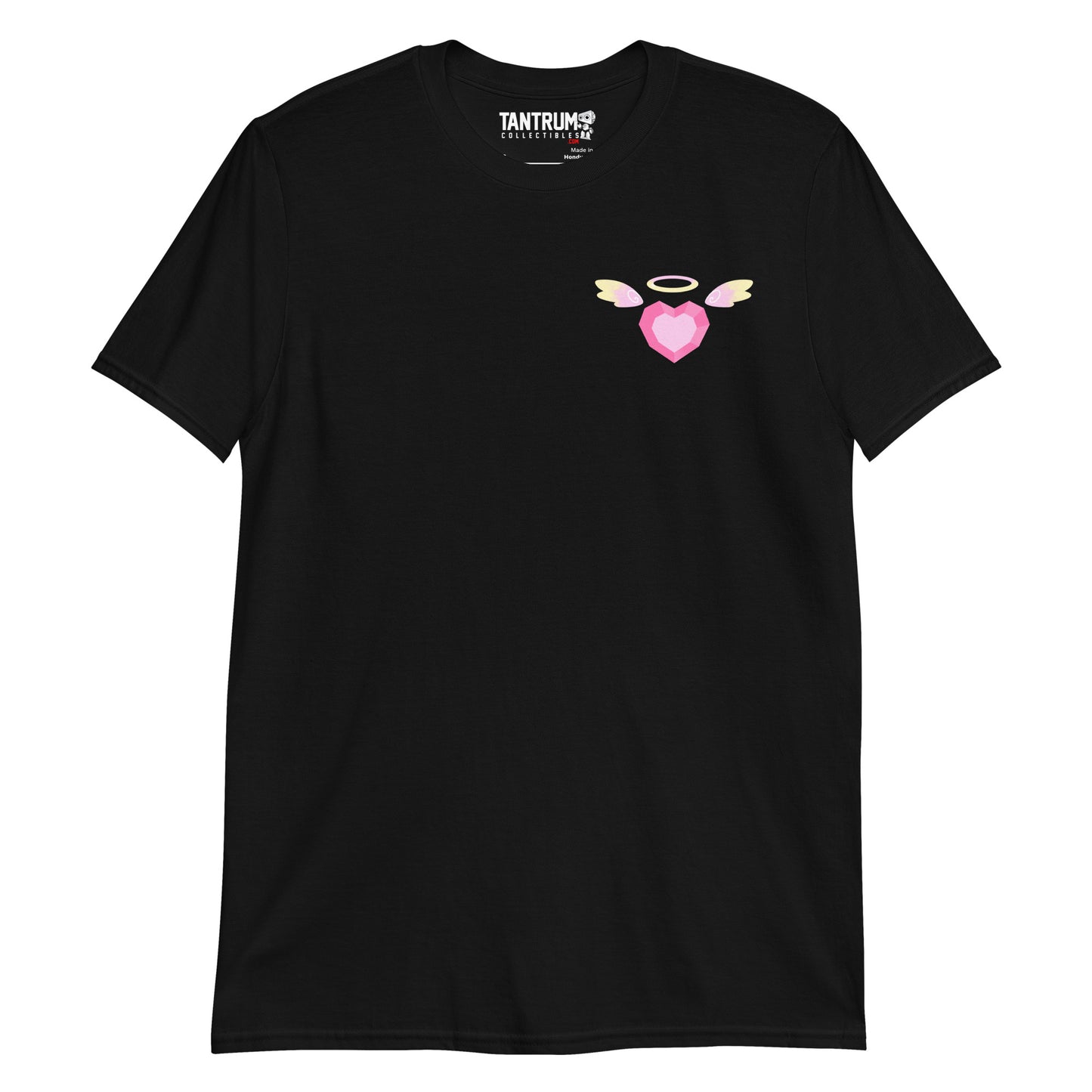 Baeginning - Unisex T-Shirt - Chest Printed Angel Heart