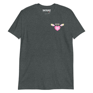 Baeginning - Unisex T-Shirt - Chest Printed Angel Heart (Streamer Purchase)