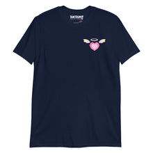 Load image into Gallery viewer, Baeginning - Unisex T-Shirt - Chest Printed Angel Heart (Streamer Purchase)
