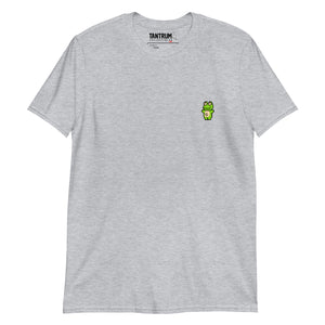 Adef - Short-Sleeve Unisex T-Shirt - 8 Bit Frog