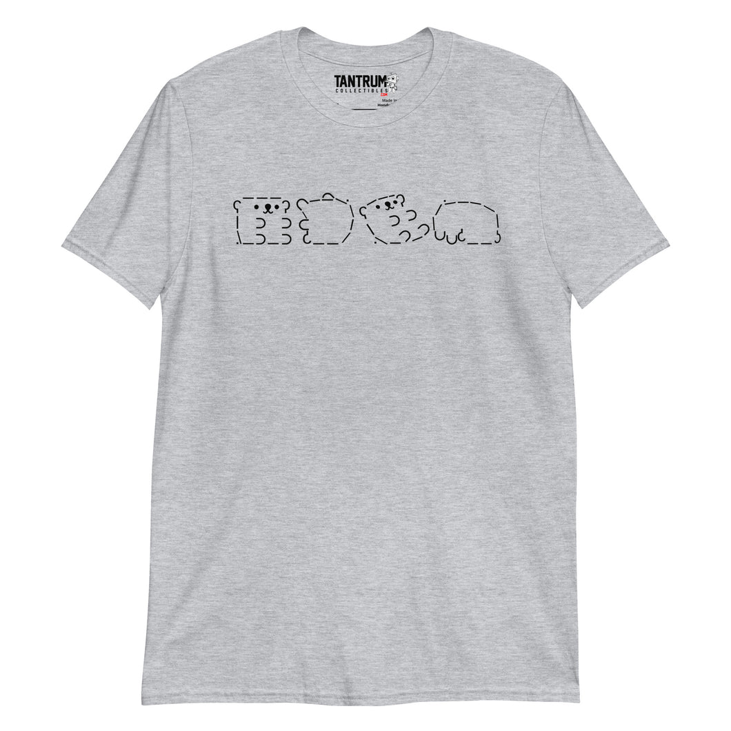 Burr - Unisex T-Shirt - Symbol Bears Rolling