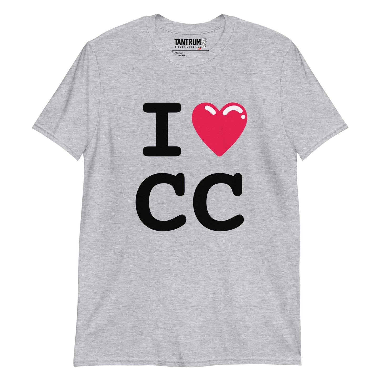 Crowd Control™ - Short-Sleeve Unisex T-Shirt - I Heart CC (Company Portal)