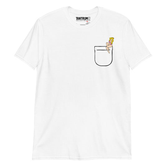 TheSpaceVixen - Unisex T-Shirt - Printed Pocket Peach