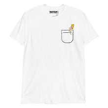 Load image into Gallery viewer, TheSpaceVixen - Unisex T-Shirt - Printed Pocket Peach
