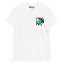 Load image into Gallery viewer, BadatButtons - Unisex T-Shirt - Printed Pocket BadatBouldering
