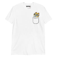 Load image into Gallery viewer, Spacekat - Unisex T-Shirt - Printed Pocket Sip
