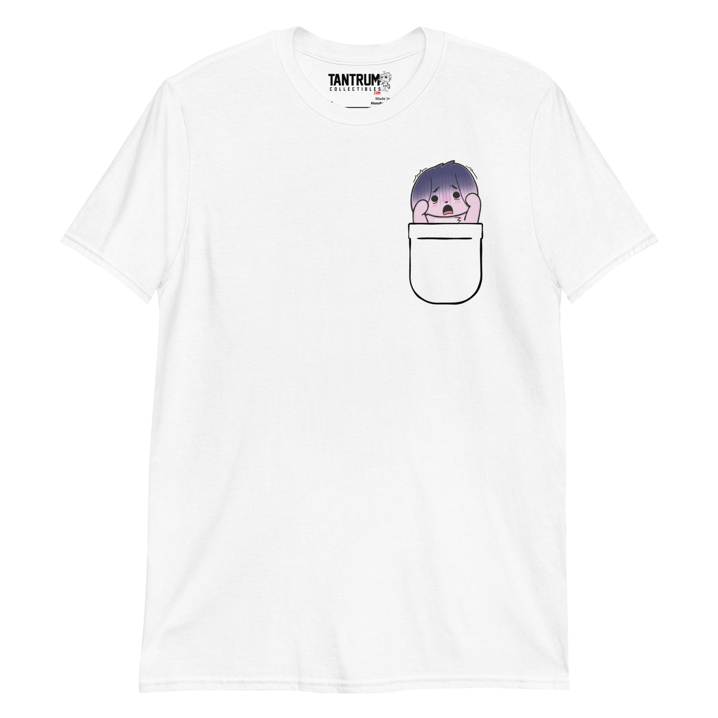 FocusOnMePlay - Unisex T-Shirt - Printed Pocket Scared (Streamer Purchase)