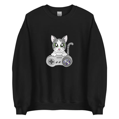 forestminish - Unisex Sweatshirt - Gamer Kitty