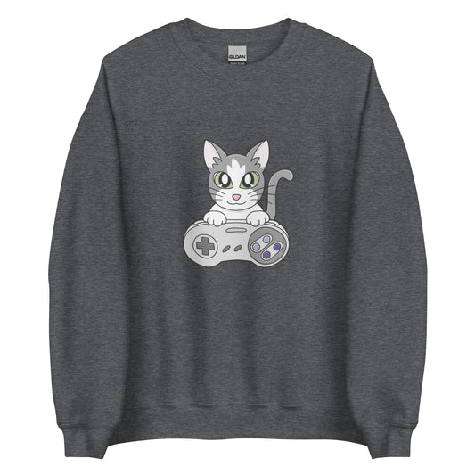 forestminish - Unisex Sweatshirt - Gamer Kitty