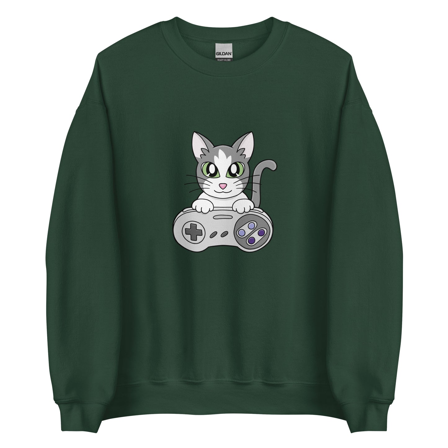 forestminish - Unisex Sweatshirt - Gamer Kitty