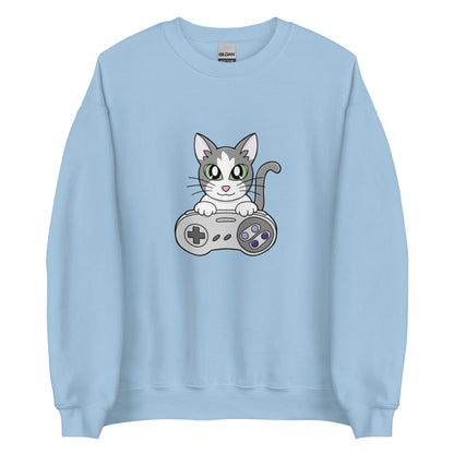 forestminish - Unisex Sweatshirt - Gamer Kitty