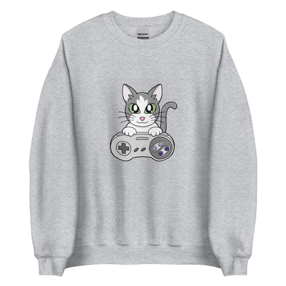 forestminish - Unisex Sweatshirt - Gamer Kitty