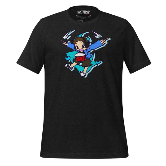 The8BitDrummer - Unisex Shirt - Jumping Drummer