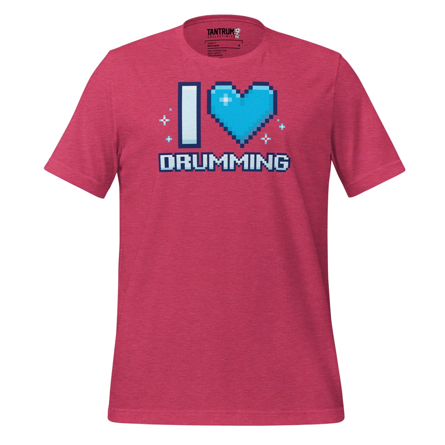 The8BitDrummer - Unisex Shirt - I Love Drumming