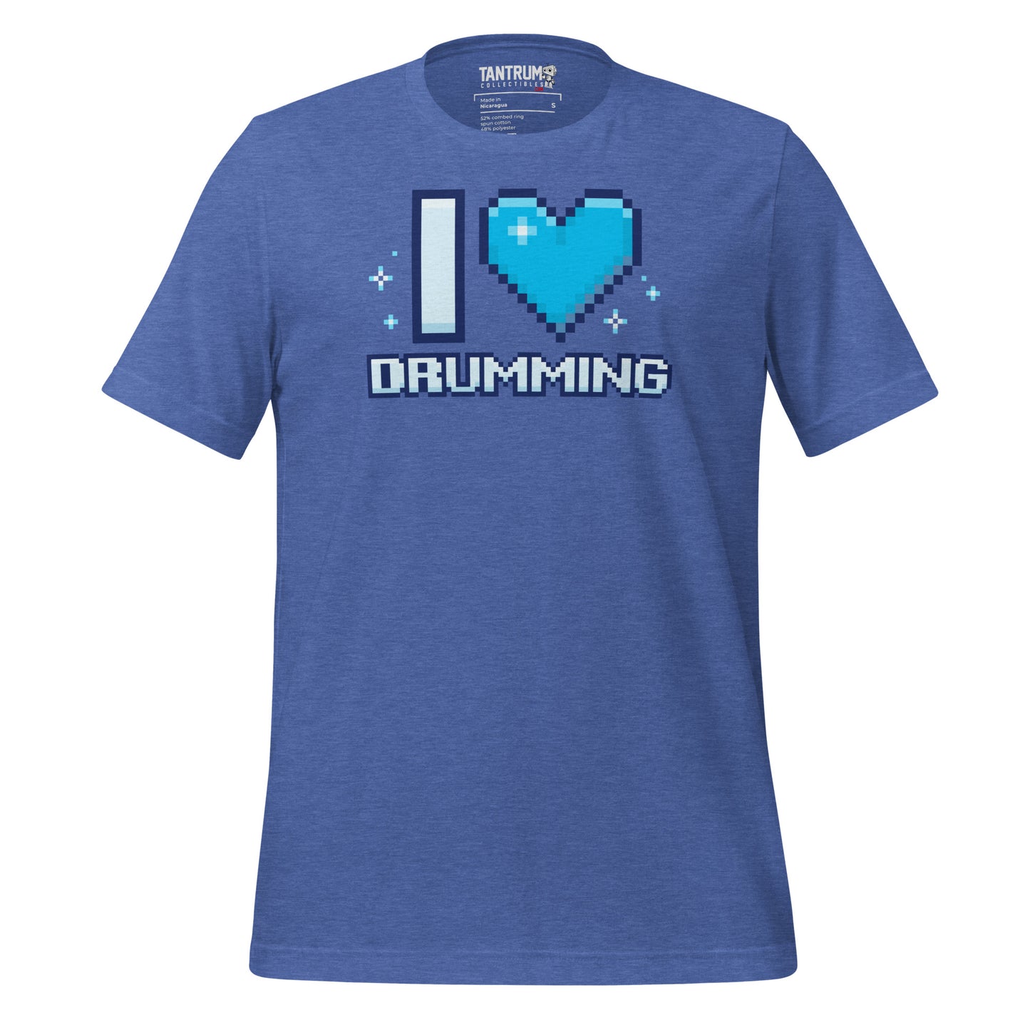 The8BitDrummer - Unisex Shirt - I Love Drumming