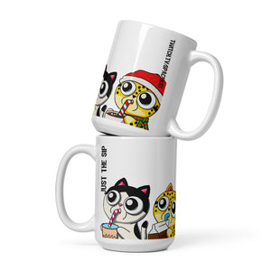 Spacekat - White Glossy Mug - All The Sips