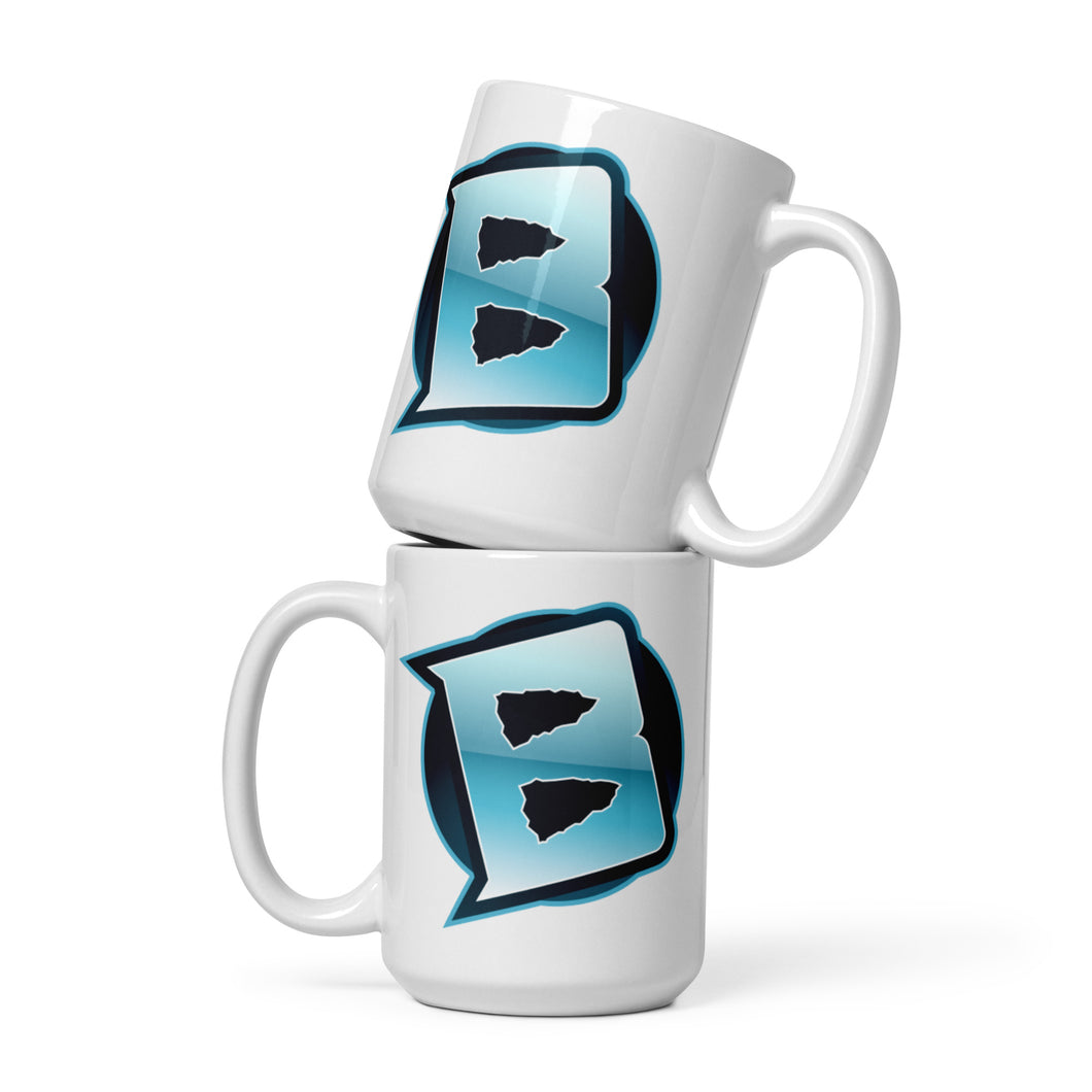 ThaBeast - White Glossy Mug - B Logo
