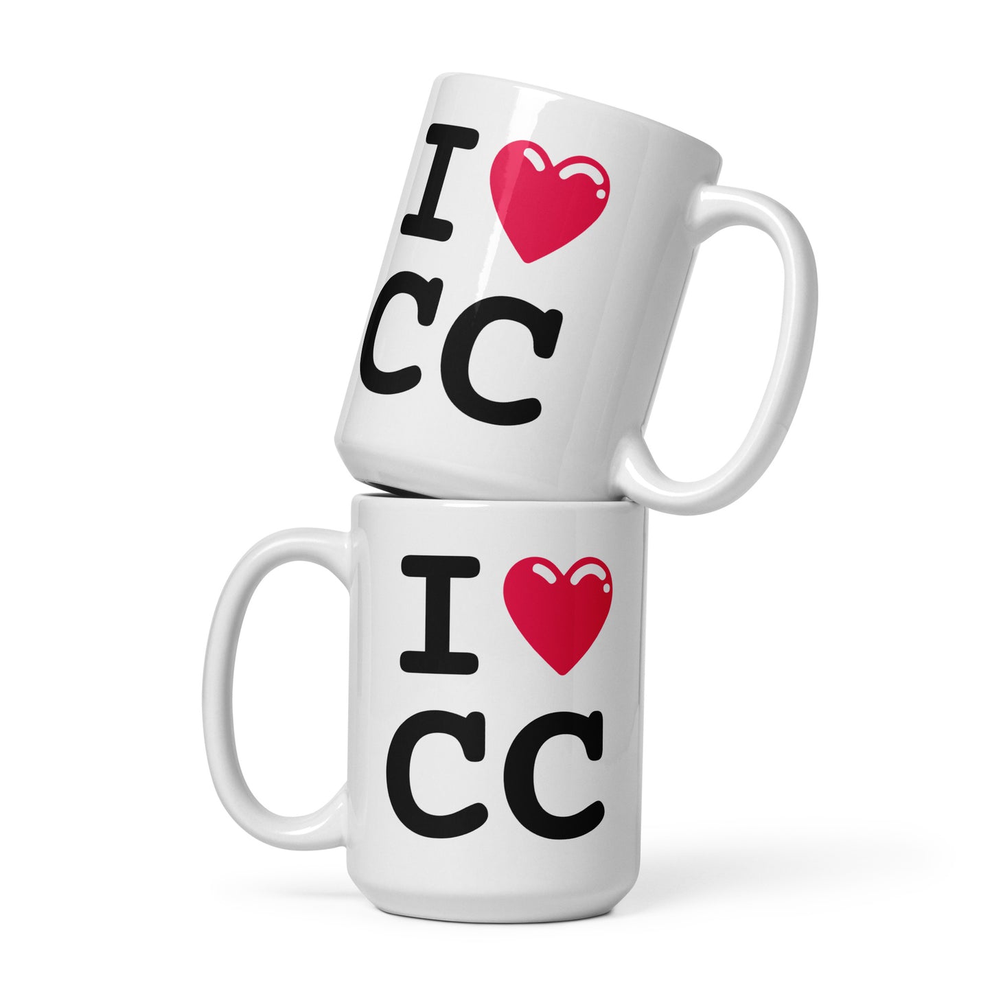 Crowd Control™ - Glossy Mug - I Heart CC