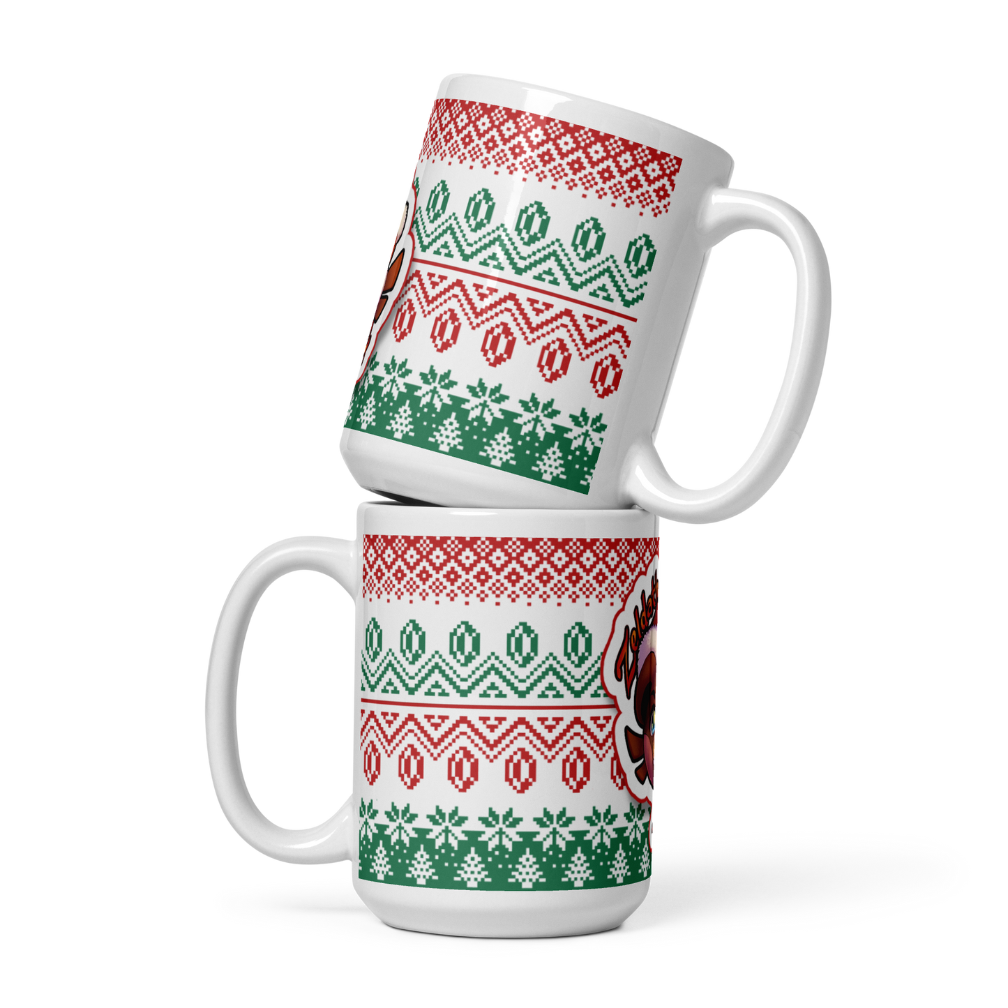 Zeldathon - White Glossy Mug - Holiday Finn