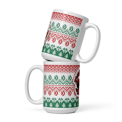 Zeldathon - White Glossy Mug - Holiday Finn