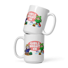 Load image into Gallery viewer, Girls Night In 2 - White Glossy Mug - Frogs and Forbidden Memories
