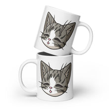 Load image into Gallery viewer, HKayPlay - White Glossy Mug - Santa Kitty
